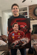 Custom F1 Racing Portrait