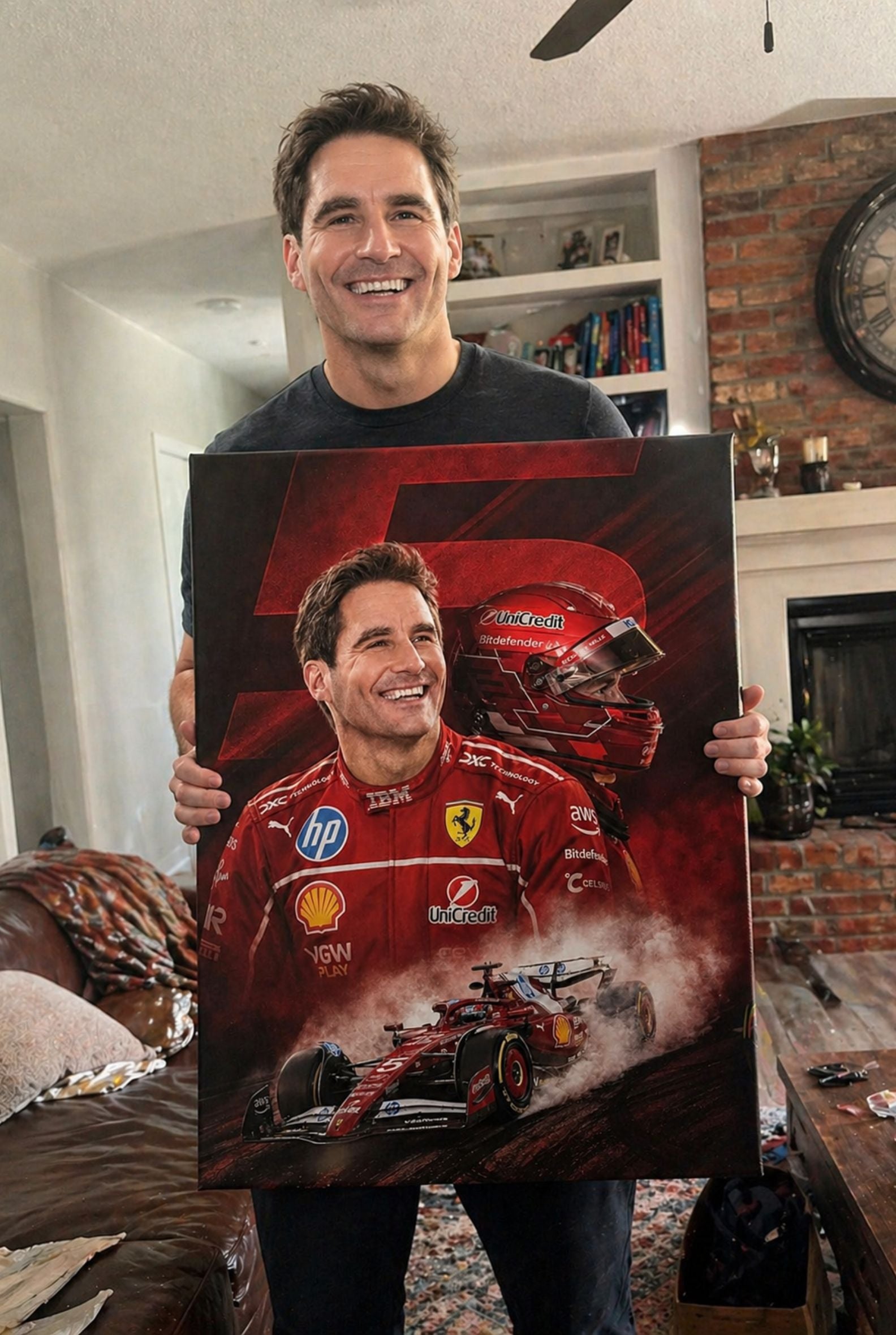 Custom F1 Racing Portrait