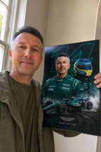 Custom F1 Racing Portrait