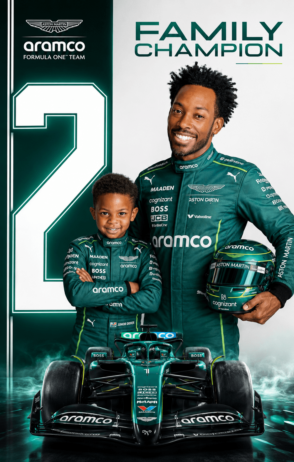 Custom Father’s Day F1 Racing Card