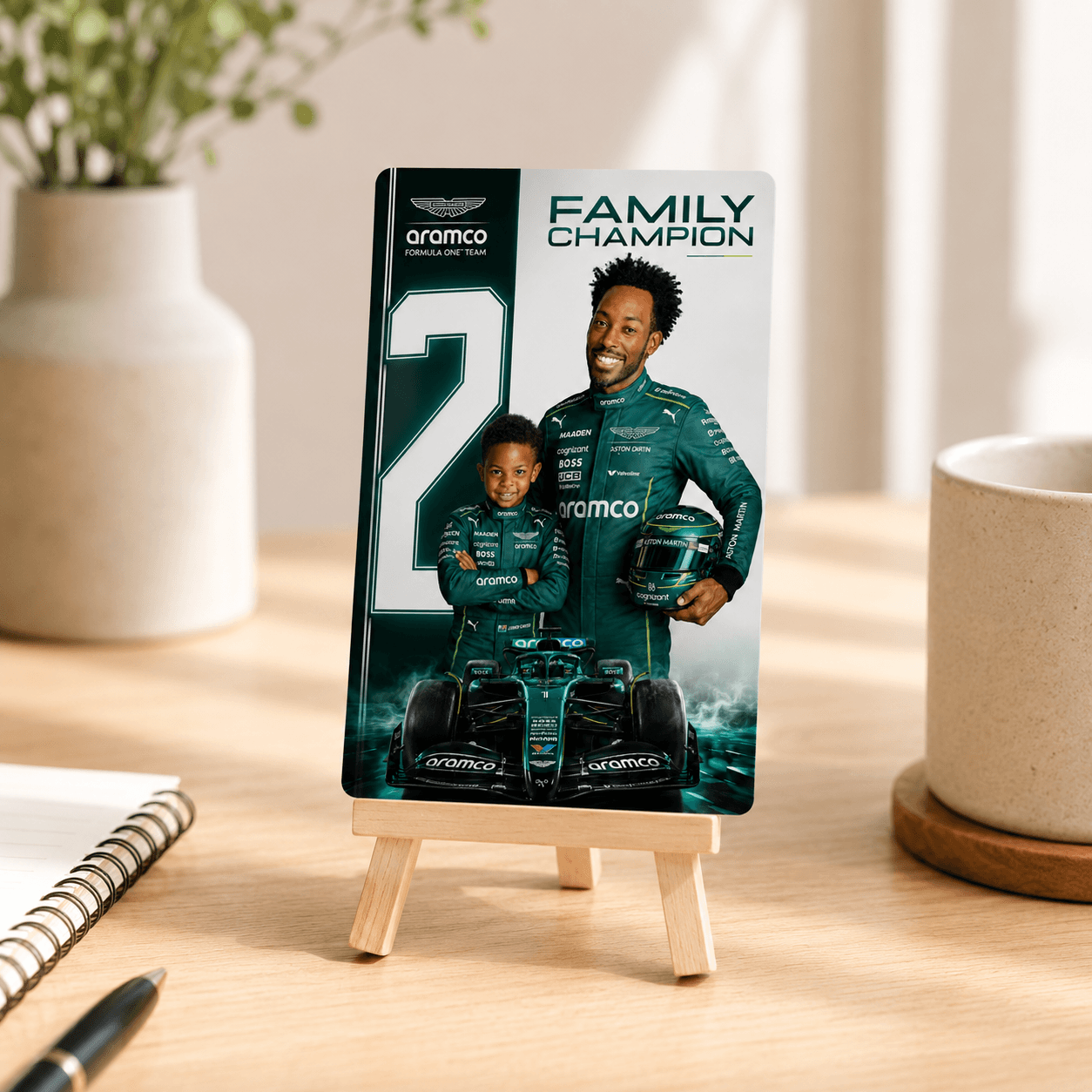 Custom Father’s Day F1 Racing Card