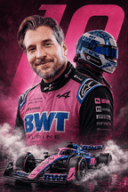 Custom F1 Racing Portrait