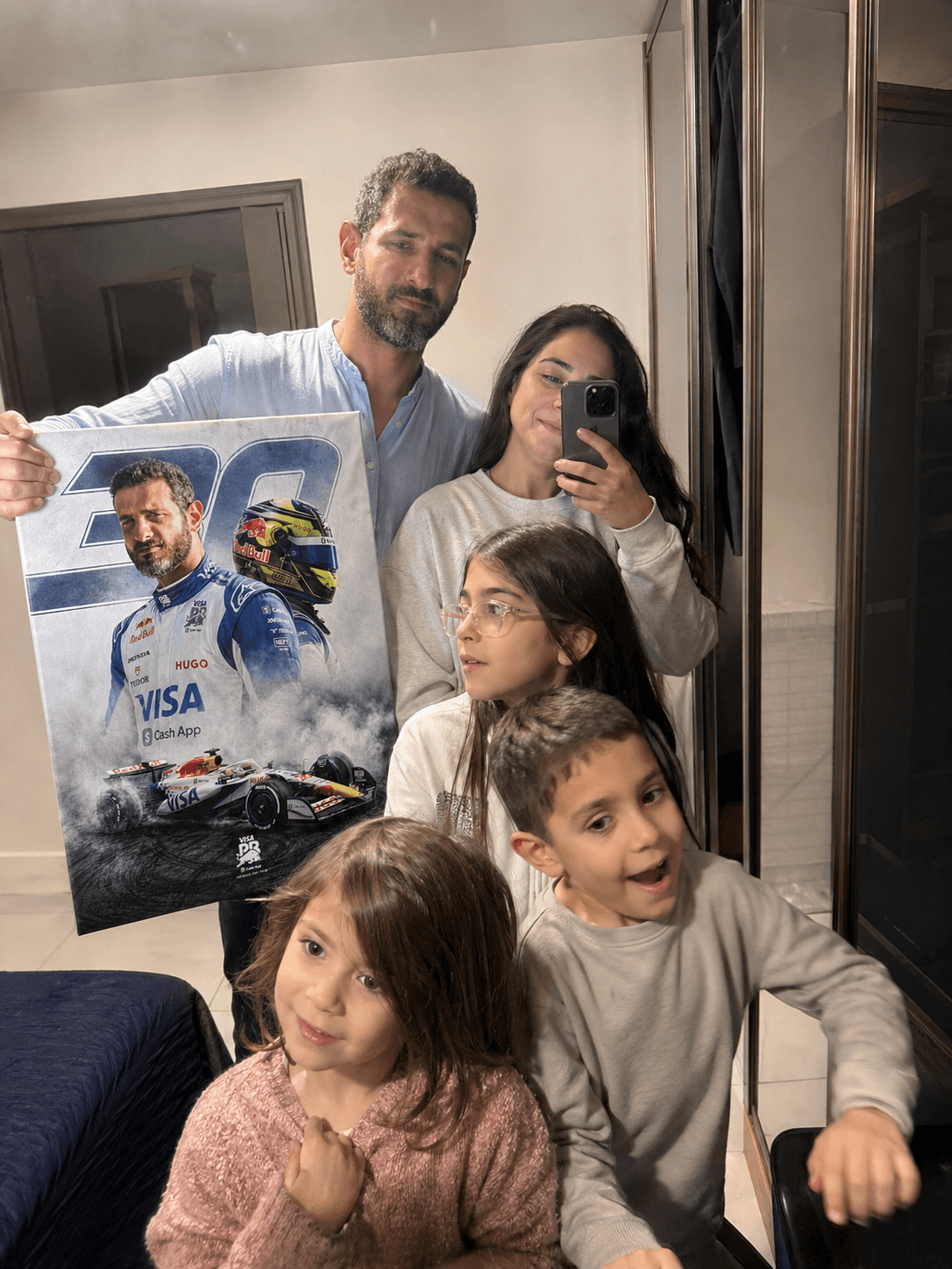 Custom F1 Racing Portrait