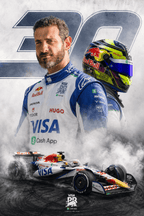 Custom F1 Racing Portrait