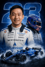Custom F1 Racing Portrait
