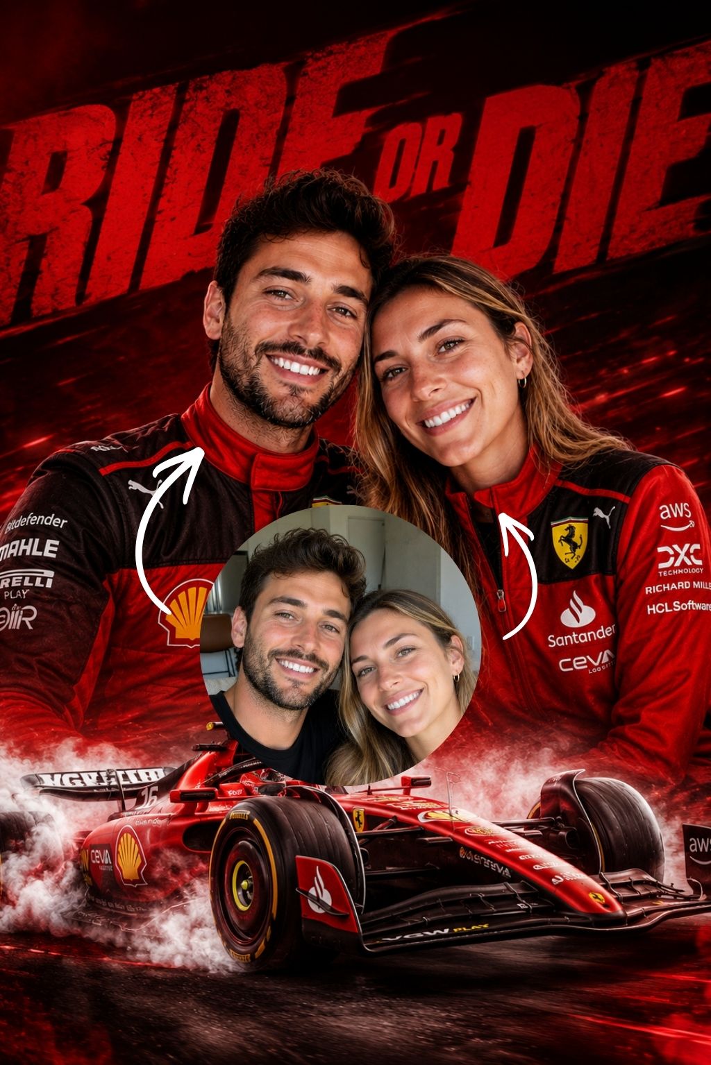 Custom F1 Racing Portrait