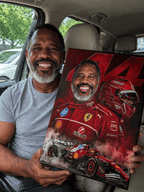Custom Father's Day F1 Portrait