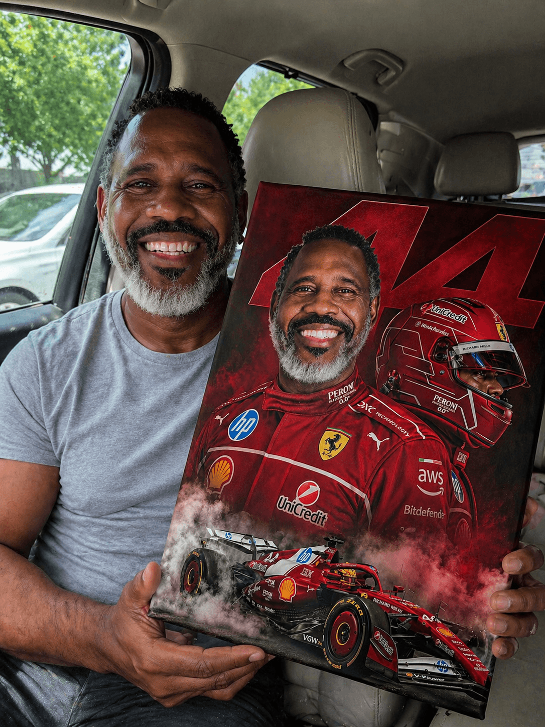 Custom Father's Day F1 Portrait