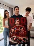 Custom Father's Day F1 Portrait