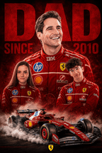 Custom Father's Day F1 Portrait