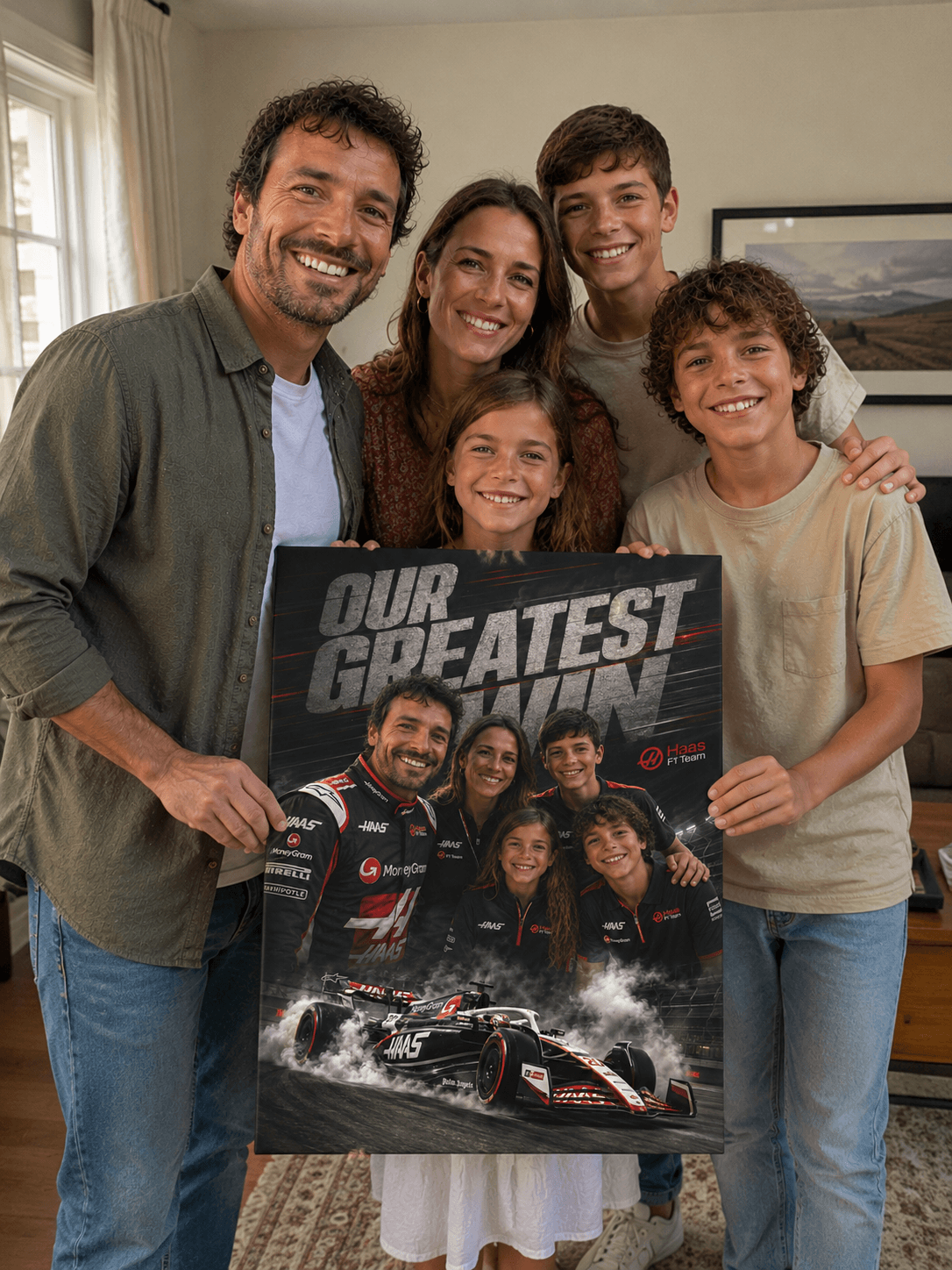 Custom F1 Racing Portrait