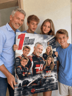Custom Father's Day F1 Portrait