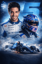 Custom F1 Racing Portrait