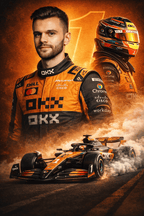 Custom F1 Racing Portrait