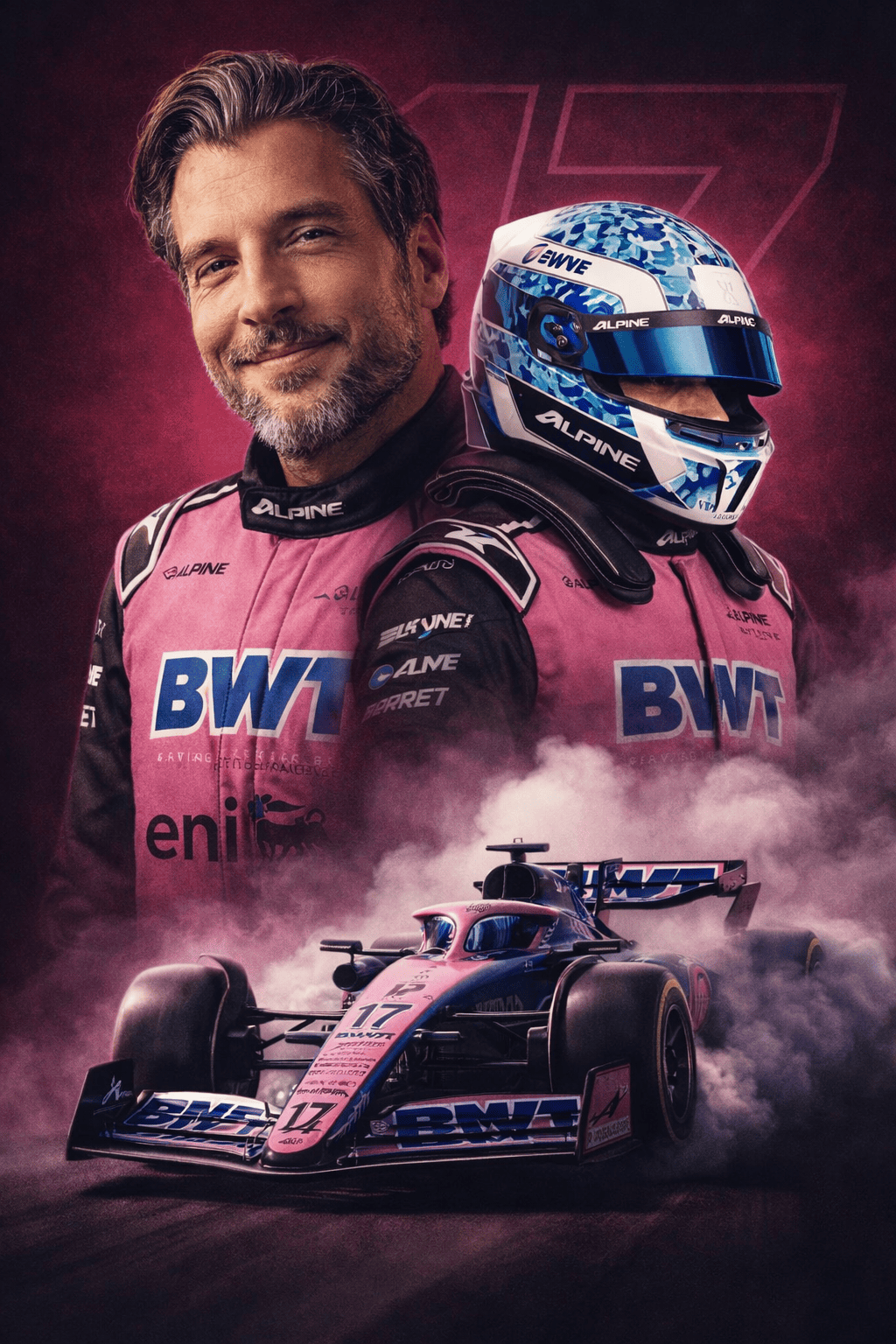 Custom F1 Racing Portrait