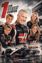 Custom Father's Day F1 Portrait