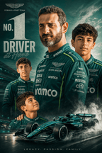 Custom Father's Day F1 Portrait