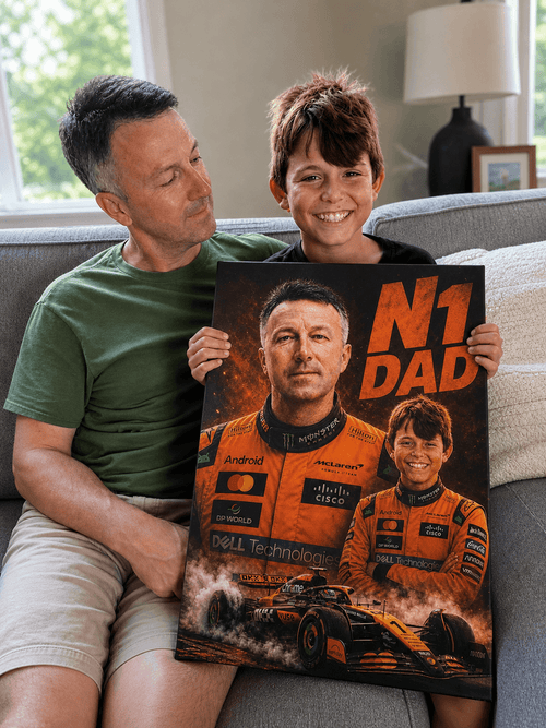 Custom Father's Day F1 Portrait