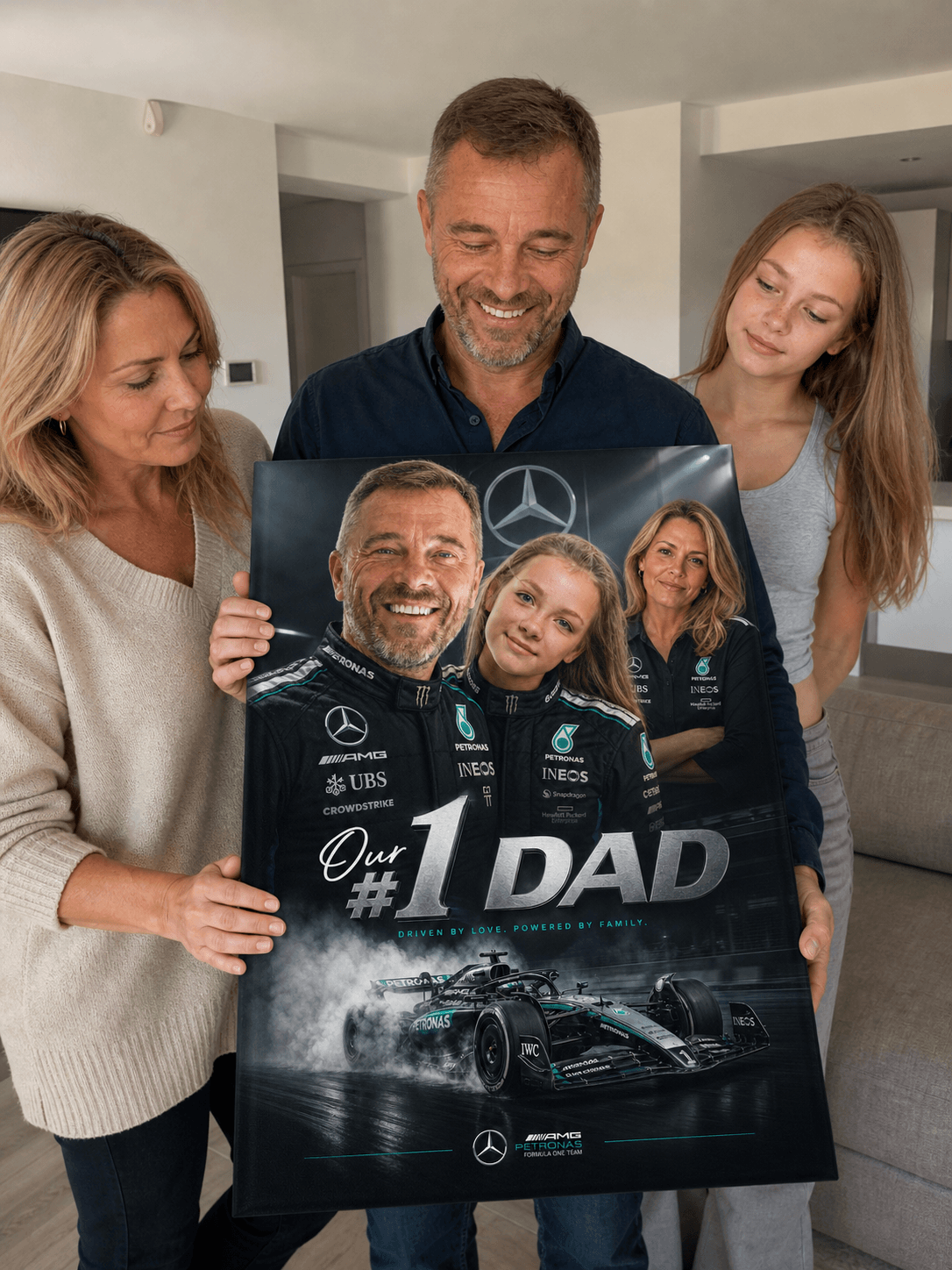 Custom Father's Day F1 Portrait