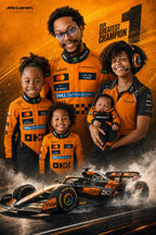 Custom Father's Day F1 Portrait