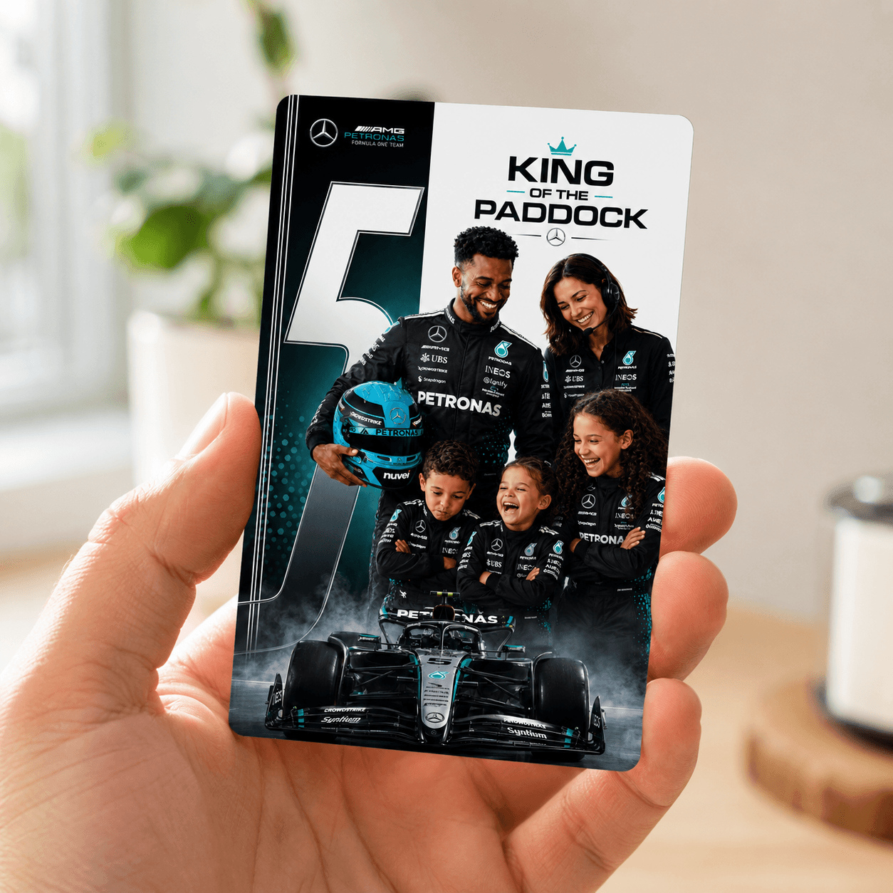 Custom Father’s Day F1 Racing Card