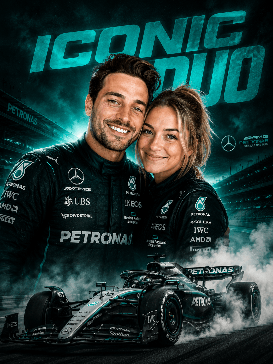 Custom F1 Racing Portrait