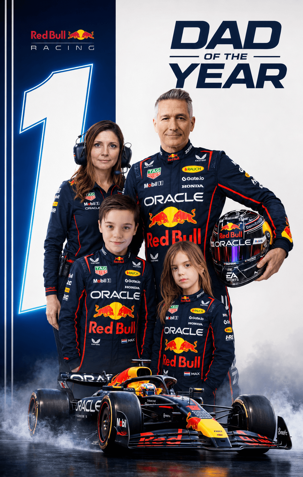 Custom Father’s Day F1 Racing Card
