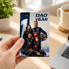 Custom Father’s Day F1 Racing Card