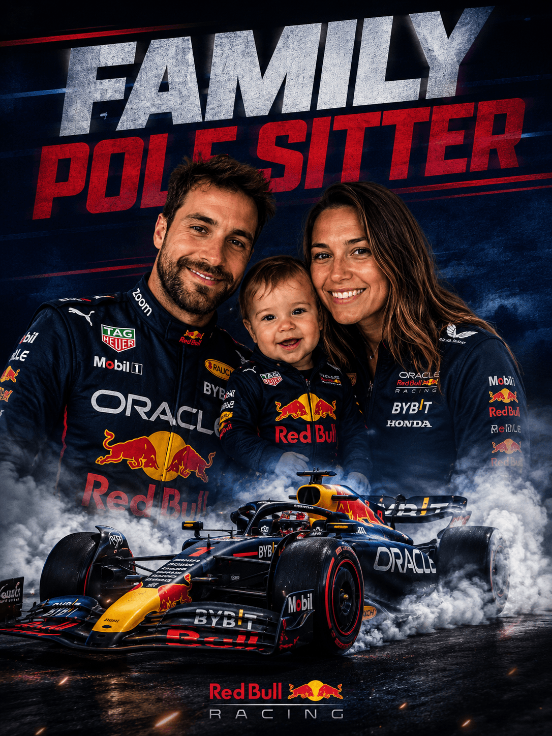 Custom F1 Racing Portrait