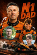 Custom Father's Day F1 Portrait