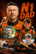 Custom Father's Day F1 Portrait